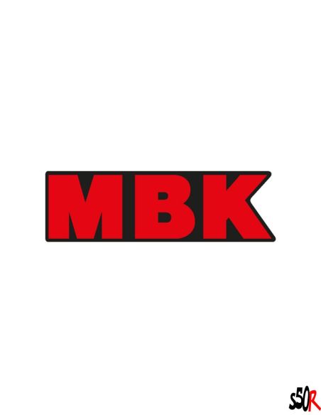 Autocollant MBK rouge - Scoot 50 racing