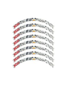 Liseret de jante - 10 pouces - n°8 - Scoot 50 Racing