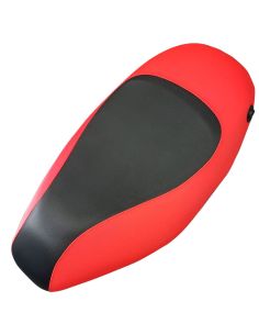 Selle origine Zip 2t et 4t - bicolore rouge/noir - Scoot 50 Racing