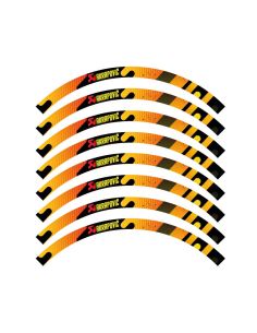 Liseret de jante - 12 pouces - n°9 - Scoot 50 Racing