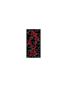Autocollant plaque - n°6 - Scoot 50 Racing