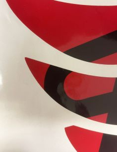 Kit déco ailettes Zip SP n°12 - défaut sticker - Scoot 50 Racing