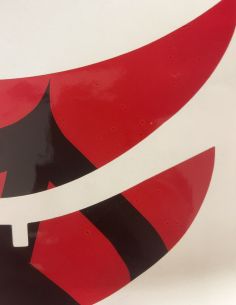 Kit déco ailettes Zip SP n°12 - défaut sticker - Scoot 50 Racing 2