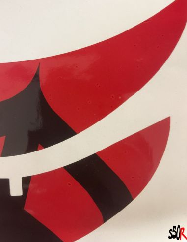 Kit déco ailettes Zip SP n°12 - défaut sticker - Scoot 50 Racing