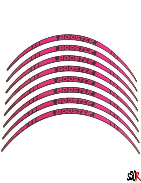 Liseret de jante Booster - pointe - 12 pouces - n°2 - Scoot 50 racing