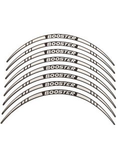 Liseret de jante Booster - pointe - 12 pouces - n°3 - Scoot 50 racing