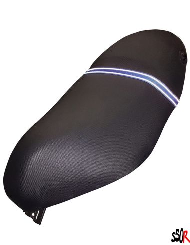 Bandeau fluorescent pour selle scooter - bleu - Scoot 50 Racing