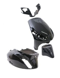 Kit carénage Piaggio Zip 2t et 4t - noir brillant