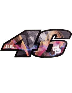 Autocollant 46 perso n°48 - Scoot 50 Racing