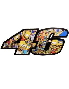 Autocollant 46 perso n°50 - Scoot 50 Racing