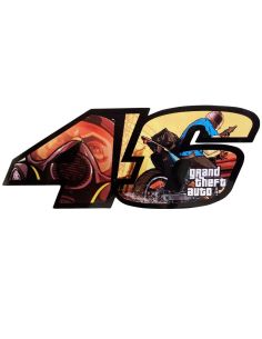Autocollant 46 perso n°51 - Scoot 50 Racing