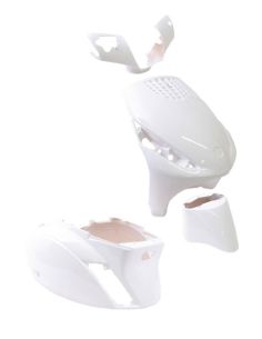 Kit carénage Piaggio Zip 2t et 4t - blanc brillant