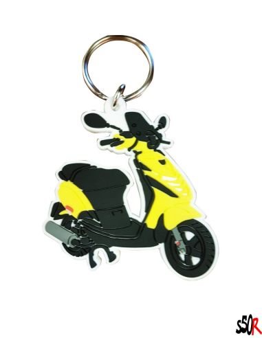 Porte-Clefs Scooter PIAGGIO ZIP - jaune - Scoot 50 Racing