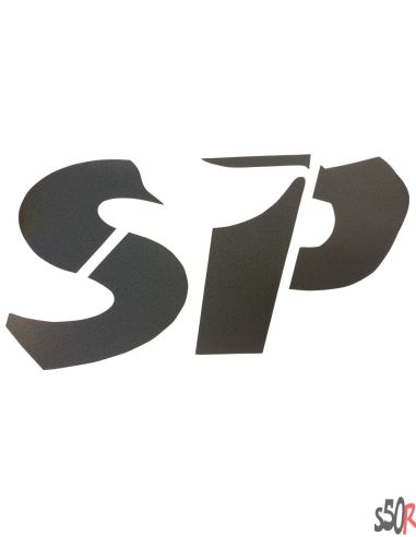 AUTOCOLLANT "SP" zip sp noir2 - Scoot 50 Racing