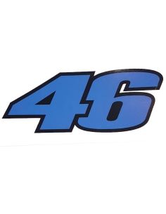 Autocollant 46 bleu foncé