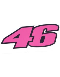 Autocollant 46 rose