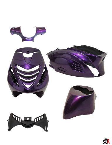 Kit carénage Piaggio Zip - Sp evo - violet mystique - Scoot 50 Racing