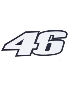 Autocollant 46 blanc