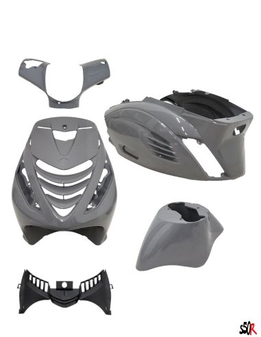 Kit carénage Piaggio Zip - Sp evo - gris nardo - Scoot 50 Racing