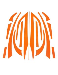 Kit déco ZIP - orange - Scoot 50 Racing