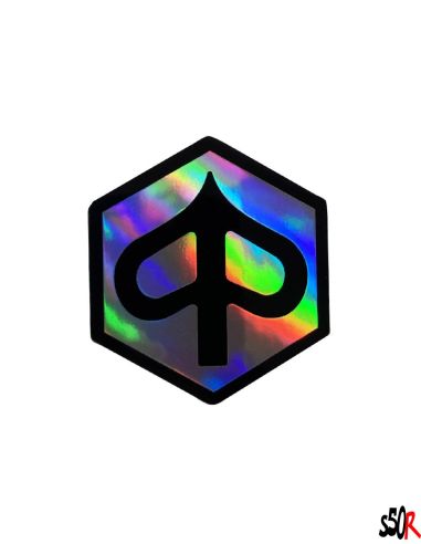 Autocollant Piaggio holographique - Scoot 50 Racing