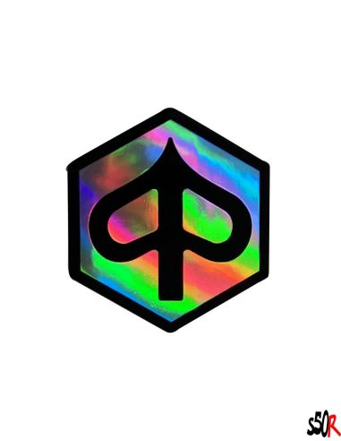 Autocollant Piaggio holographique - Scoot 50 Racing