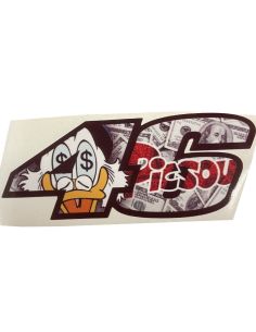 Autocollant 46 perso n°45 - défaut couleur - Scoot 50 Racing