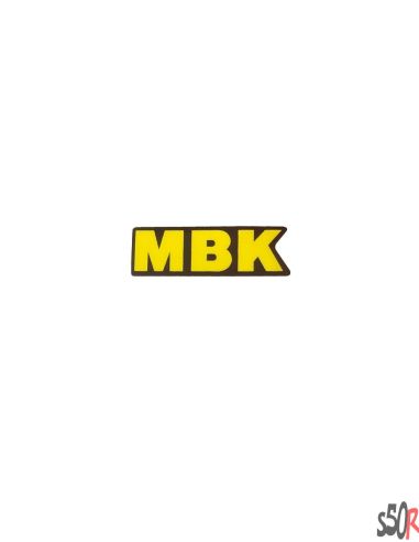 Autocollant MBK jaune - small - Scoot 50 Racing