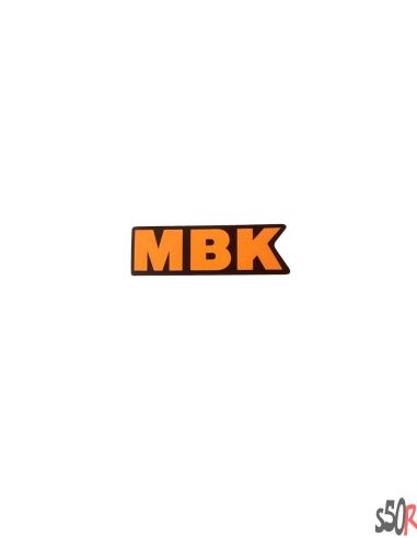 Autocollant MBK orange - small - Scoot 50 Racing