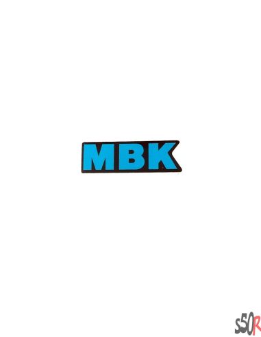 Autocollant MBK bleu clair - small - Scoot 50 Racing