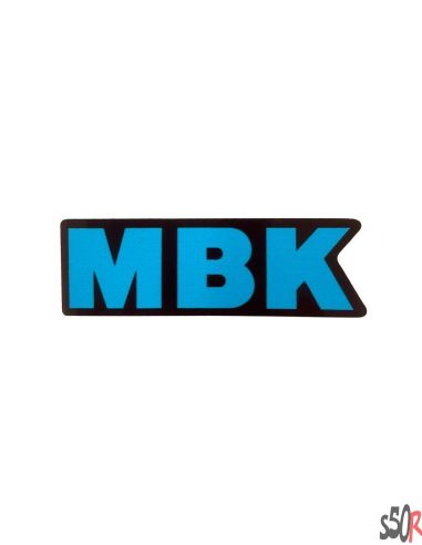 Autocollant MBK bleu - medium - édition 2024 - Scoot 50 racing