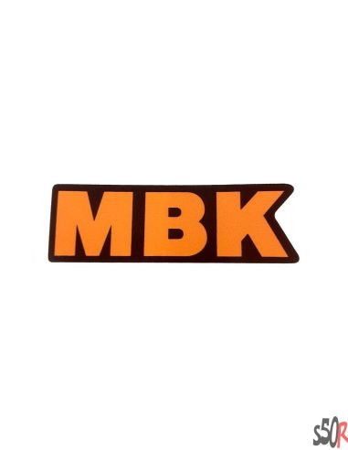 Autocollant MBK orange - medium - édition 2024 - Scoot 50 racing