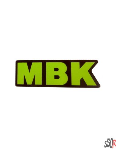 Autocollant MBK vert - medium - édition 2024 - Scoot 50 racing