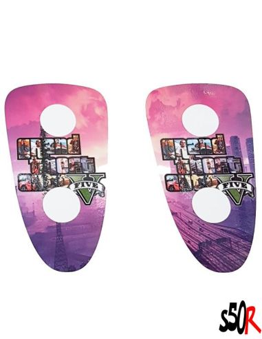 Kit déco Pads stunt n°7 - Scoot 50 Racing