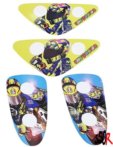 Kit déco Pads stunt n°8 - Scoot 50 Racing