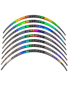 Liseret de jante Stunt - pointe - 12 pouces - holographique- Scoot 50 racing