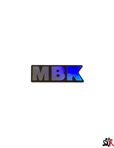 Autocollant MBK holographique - small - Scoot 50 Racing