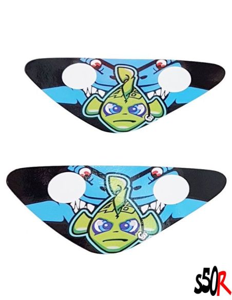 Kit déco Pads stunt n°9 - Scoot 50 Racing