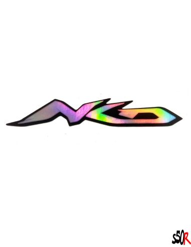 Autocollant NKD perso holographique - Scoot 50 Racing