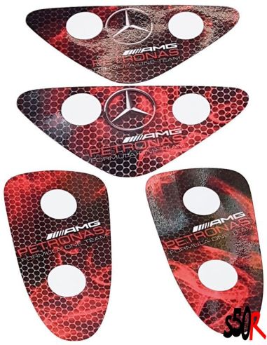 Kit déco Pads stunt n°10 - Scoot 50 Racing