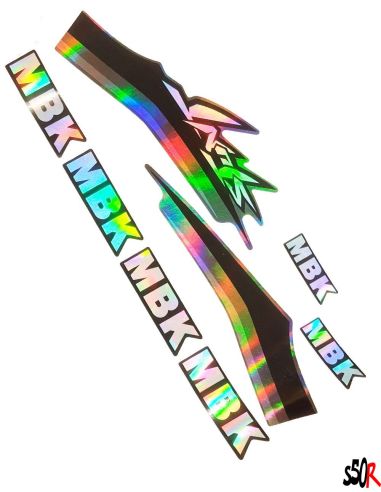 Kit déco type origine MBK Stunt new holographique - Scoot 50 Racing