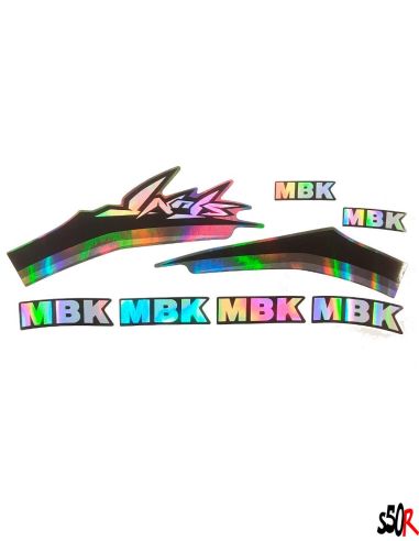 Kit déco type origine MBK Stunt new holographique - Scoot 50 Racing
