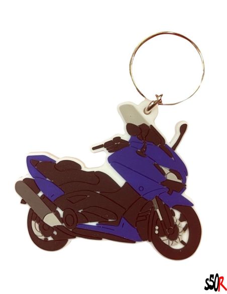 Porte-Clefs Scooter YAMAHA TMAX - Bleu- Scoot 50 Racing