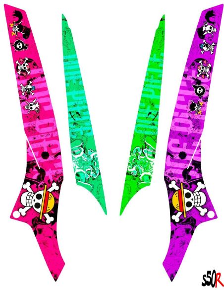 Kit déco MBK Booster n°40 - Scoot 50 Racing