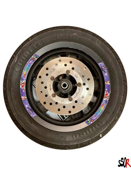 Liseret de jante - 10 pouces - n°13 - Scoot 50 Racing
