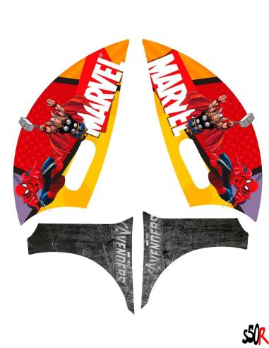 Kit déco Zip Origine n°25 - Scoot 50 Racing