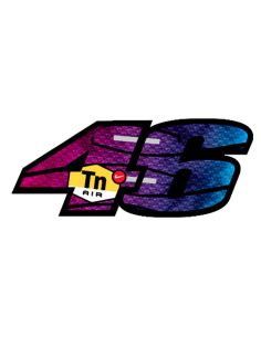 Autocollant 46 perso n°54 - Scoot 50 Racing