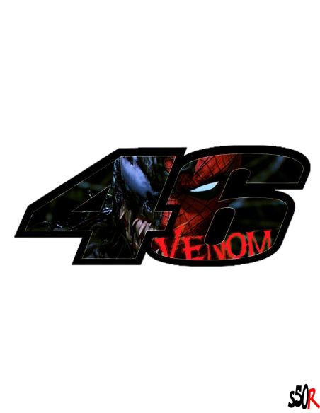 Autocollant 46 perso n°58 - Scoot 50 Racing