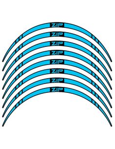 Liseret de jante Zip - pointe - 10 pouces - n°8 - Scoot 50 Racing