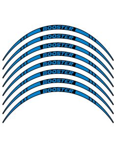 Liseret de jante Booster - pointe - 12 pouces - n°5 - Scoot 50 Racing